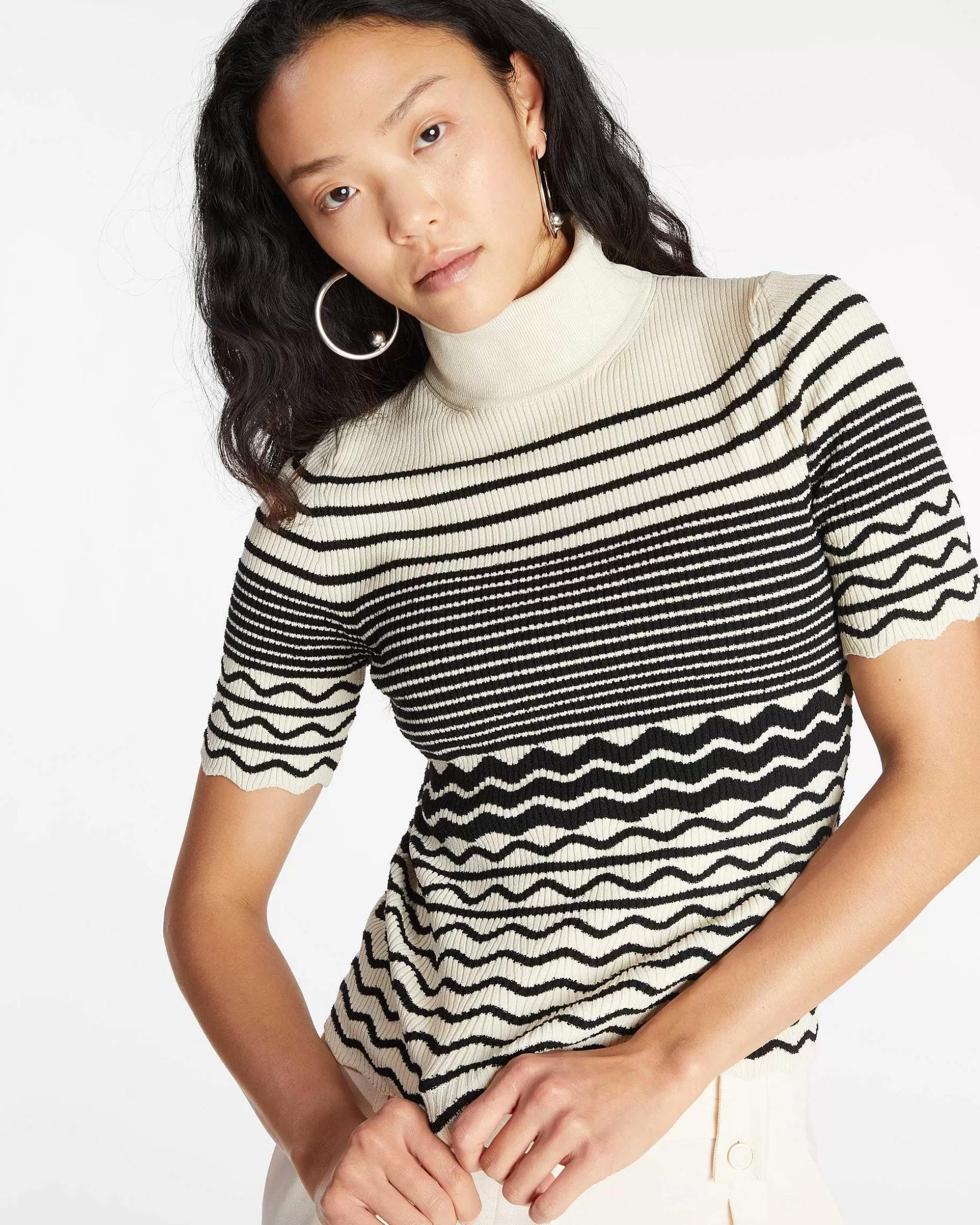 Tanya Taylor Cara Knit Top Clearance