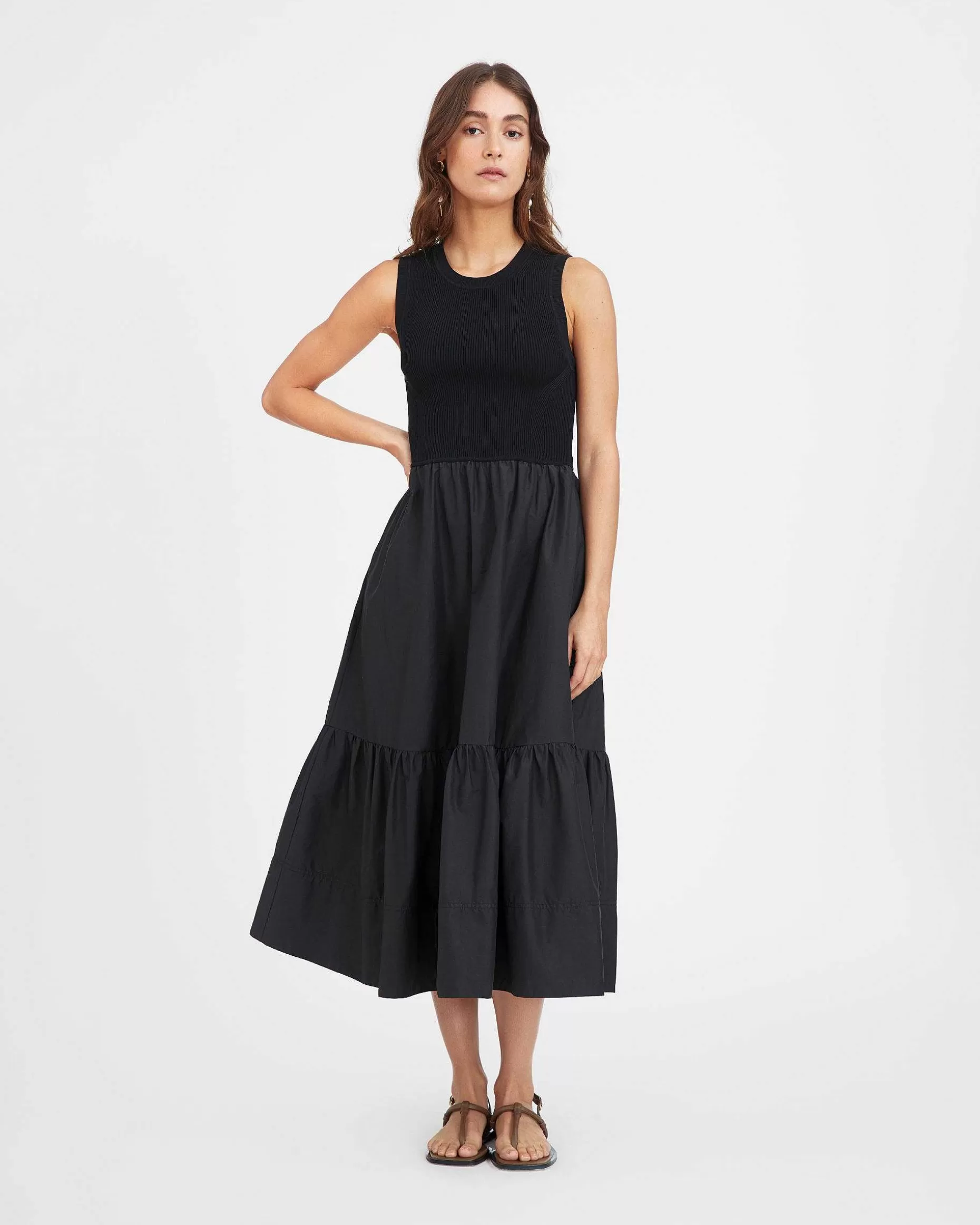 Tanya Taylor Crew Neck Josephina Dress Fashion