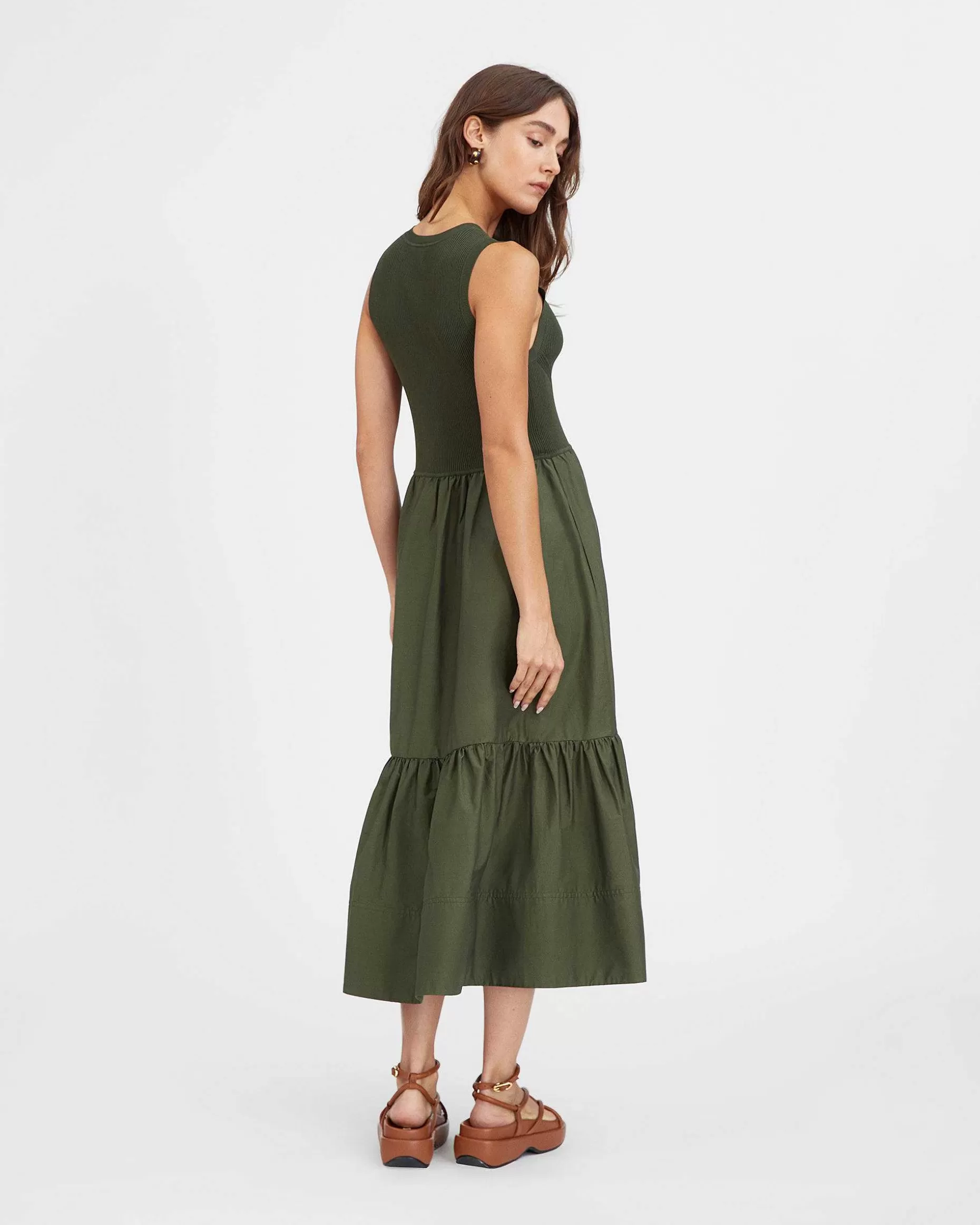 Tanya Taylor Crew Neck Josephina Dress Sale