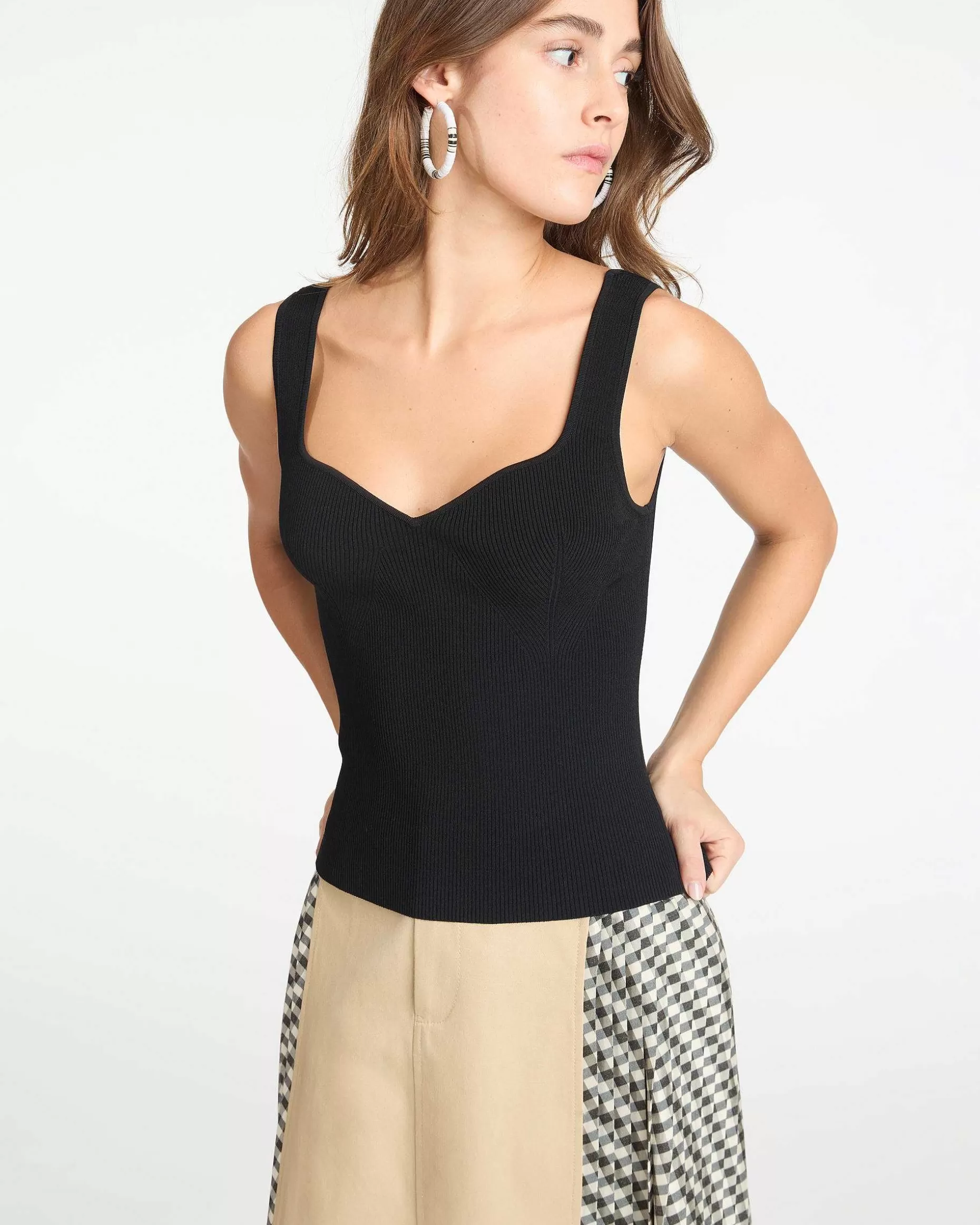 Tanya Taylor Jules Knit Top Outlet