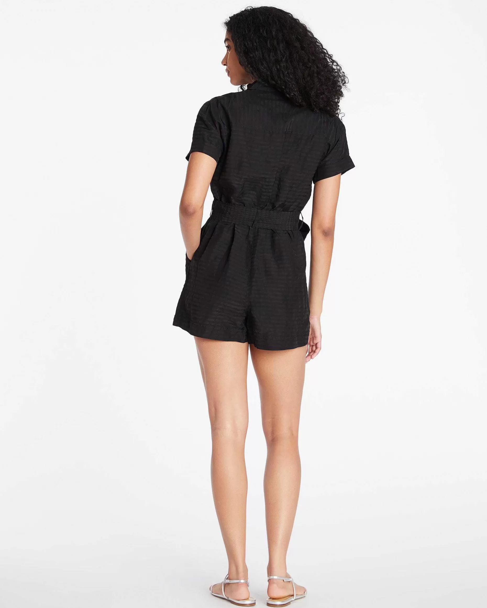 Tanya Taylor Short Sleeve Skye Romper Sale