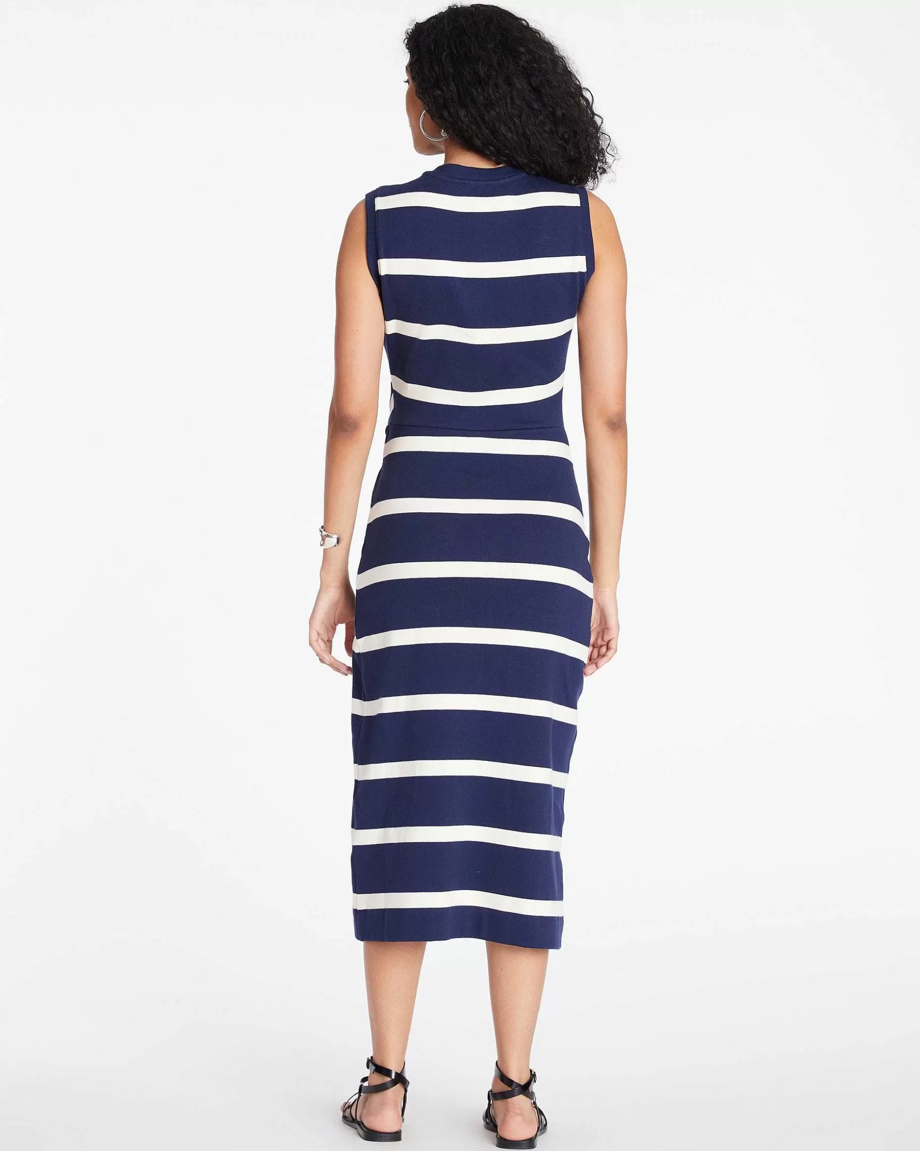 Tanya Taylor Sleeveless Striped Cody Dress Sale